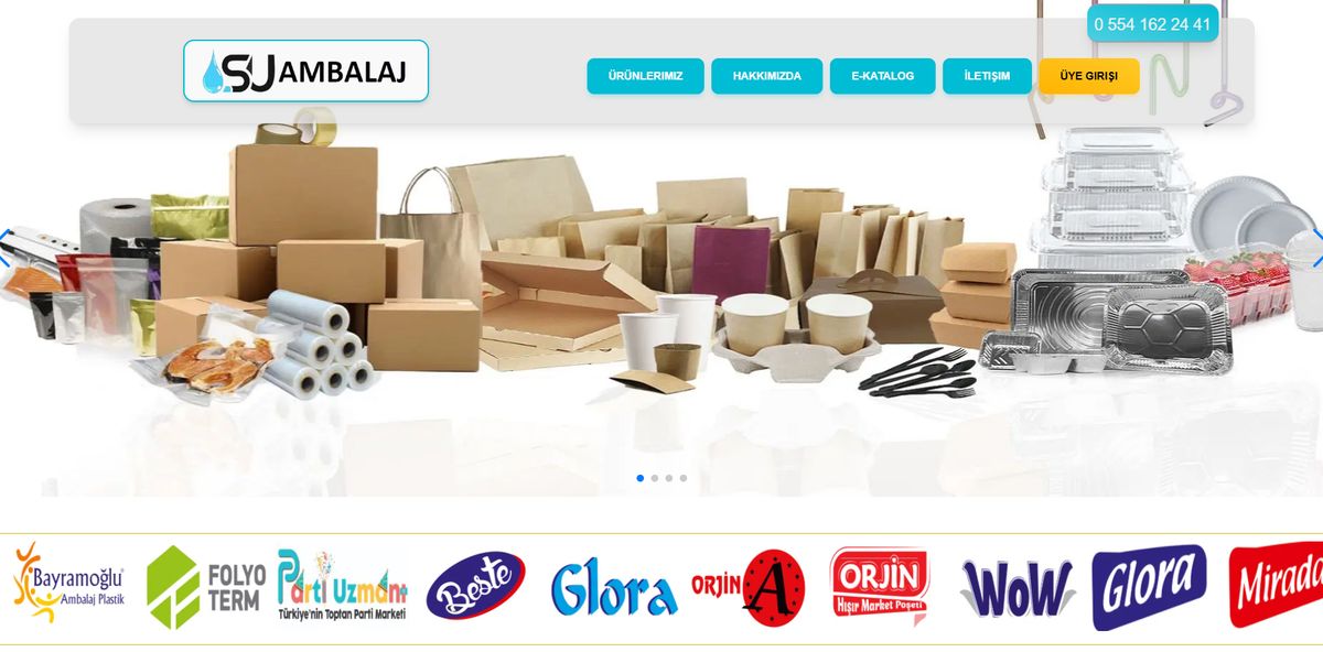 Su Ambalaj — E-Ticaret projesi | Codezzium